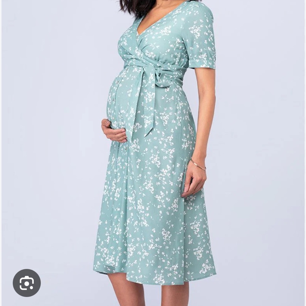 Seraphine Green Floral Maxi Dress